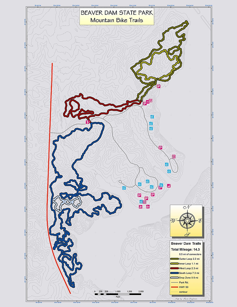 Map by S. Kaufman